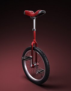 unicycle 3d max