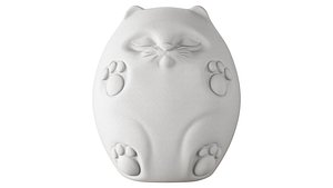 Stylized garden cat figurine