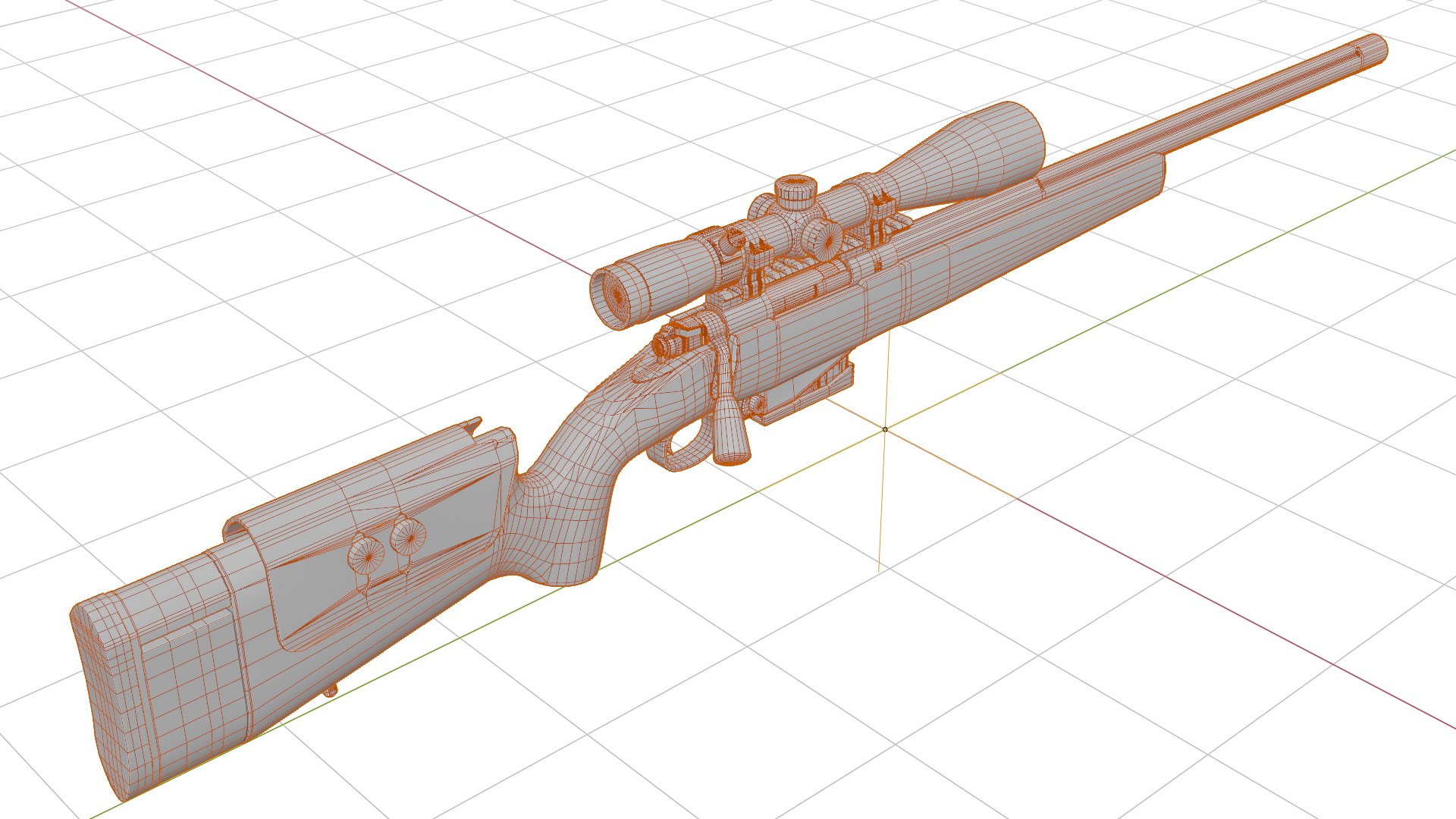 3D FN SPR A3G Sniper Rifle PBR - TurboSquid 2206243