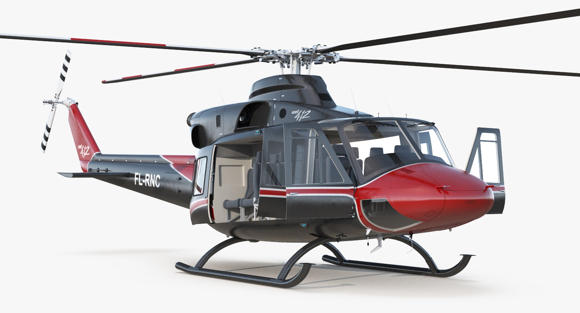 3D Offshore Helicopter Bell 412ep - TurboSquid 1196734