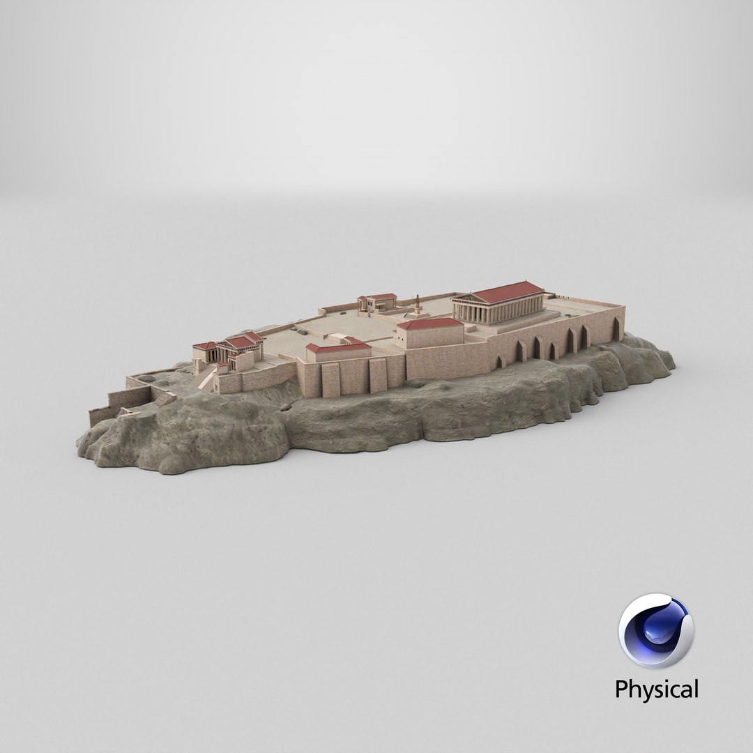 The Acropolis 3D Model - TurboSquid 2499428