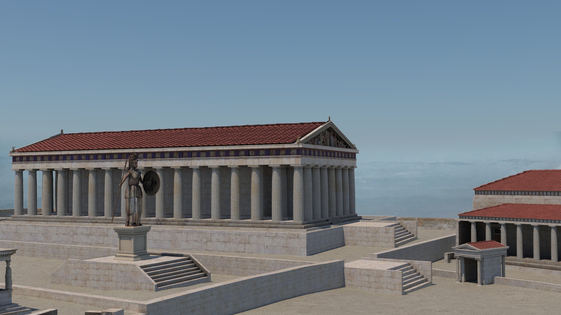 The Acropolis 3D Model - TurboSquid 2499428