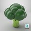 Stylized Broccoli 3D model
