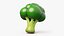 Stylized Broccoli 3D model