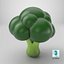 Stylized Broccoli 3D model