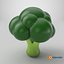 Stylized Broccoli 3D model