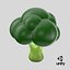Stylized Broccoli 3D model