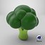 Stylized Broccoli 3D model