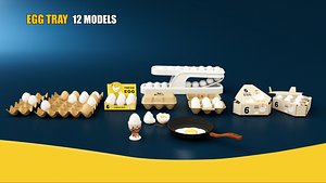 3D Egg Carton model