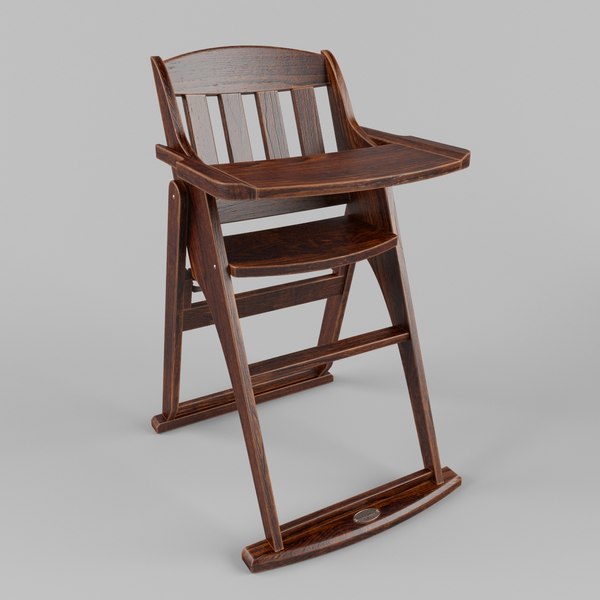 boori wooden high chair