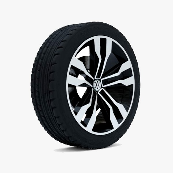 modelo 3d Volkswagen T-Roc Rueda Con Llanta - TurboSquid 2160377