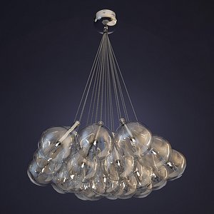 3d model lamp alma light drop