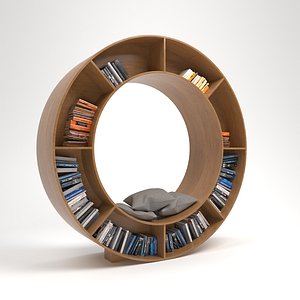 3D BOOK SHELF