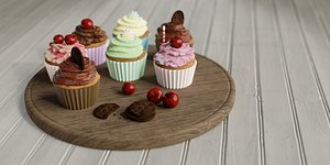 cupcake 3D model