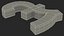 3D uk pound currency symbol model