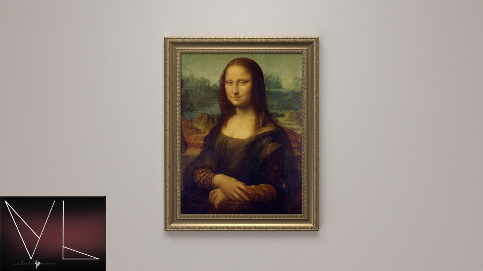 Painting Mona Lisa 3D - TurboSquid 1260920