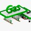 Station-service basse poly