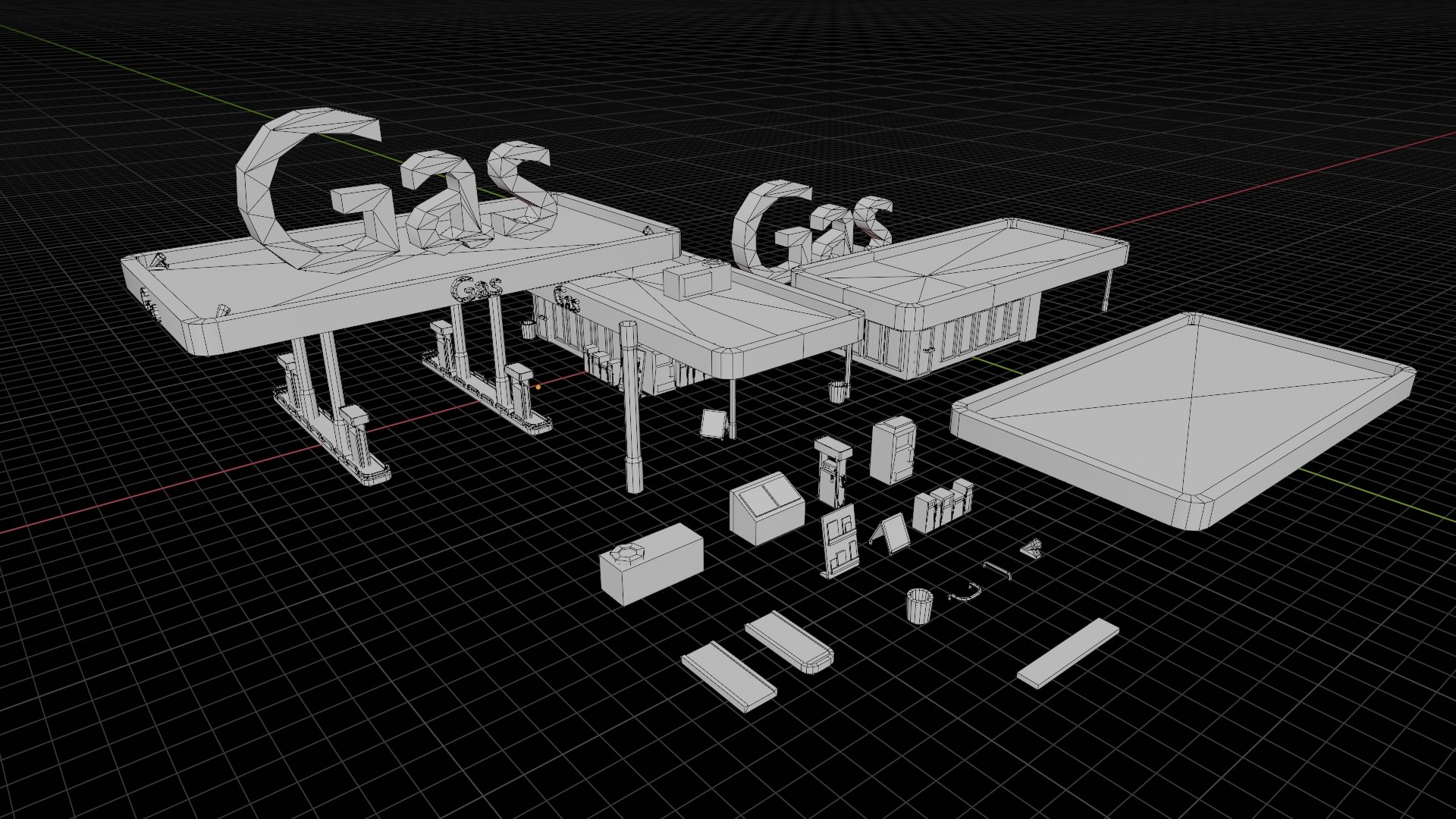 3D model Low poly Gas Station https://p.turbosquid.com/ts-thumb/VS/Pg5CDc/cI/wireframe/jpg/1644620551/1920x1080/fit_q87/c1b818bcf6e9a6f1030ac49fd08f6ac6ee703301/wireframe.jpg