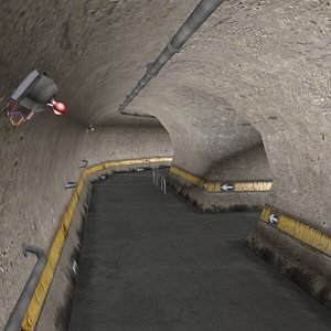 3d model tunnel sewer