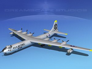 Convair B-36 Peacemaker 3D Models For Download | TurboSquid