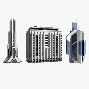 Futuristic Skyscrapers Collection 2