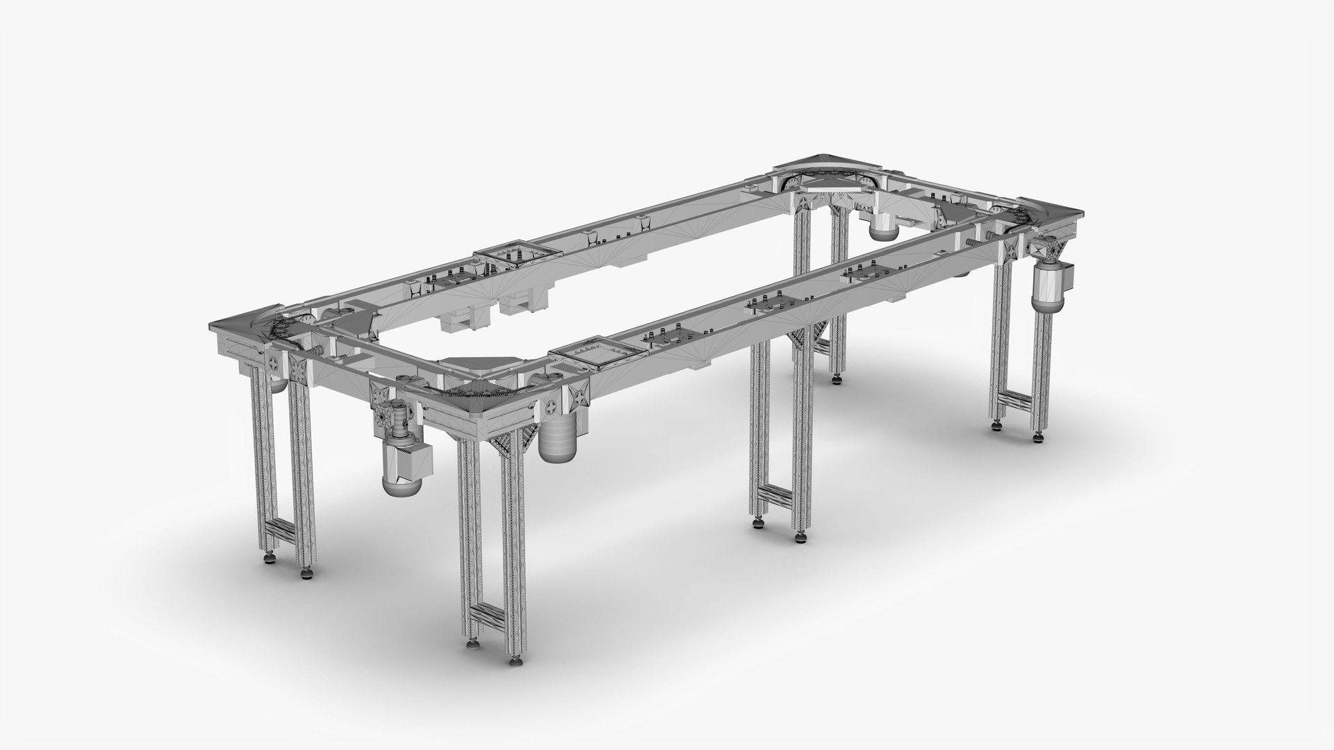 Free 3D Endless Square Conveyor Belt TurboSquid 1992804