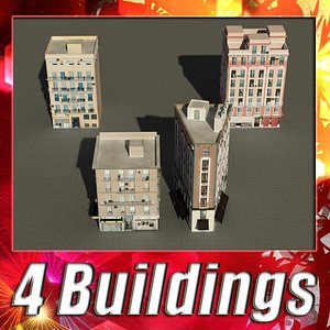 building 17-20 collections 3d model