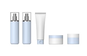 skin care set 3D model