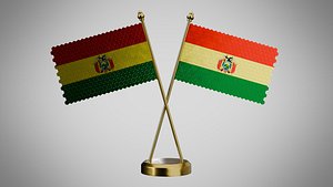 Table Flag of Bolivia