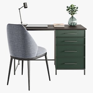 3D Desk Nicole model