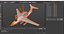 Aerial Reconnaissance Aircraft Rigged for Cinema 4D 3D
