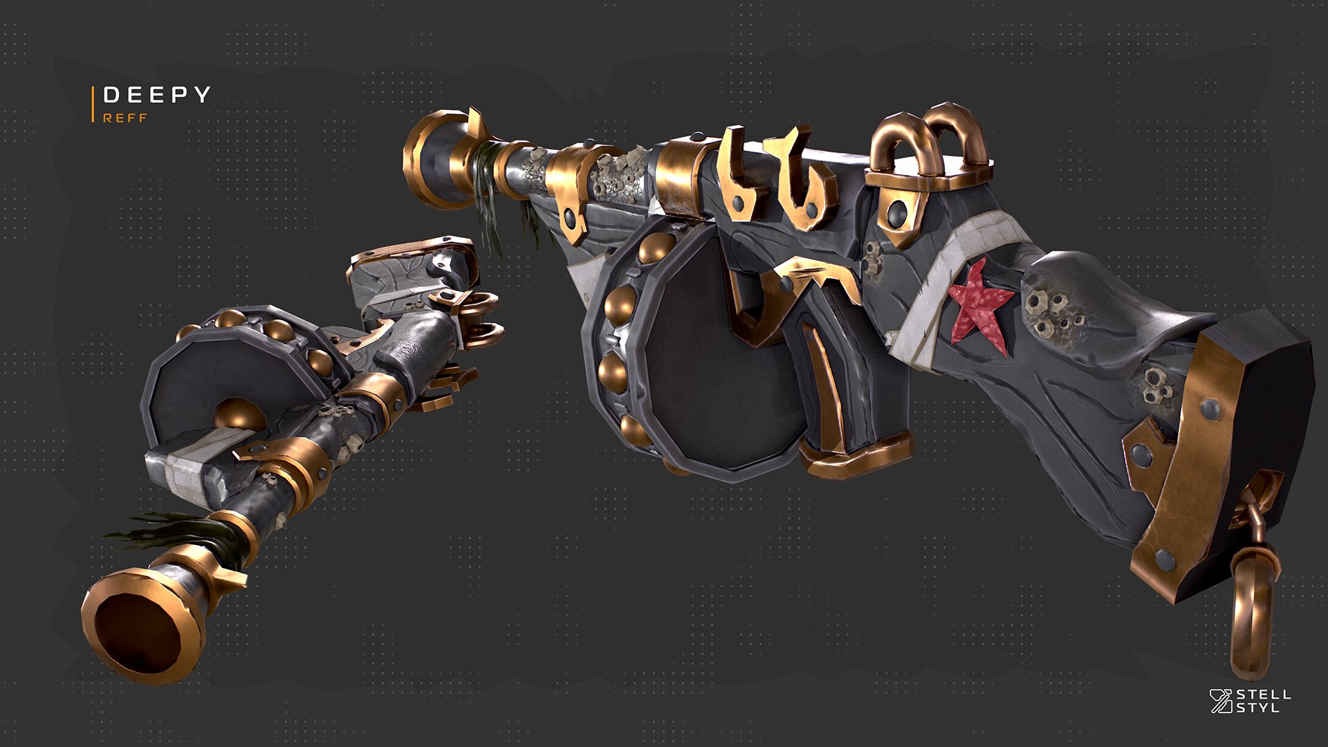 DEEPY STELL STYL STYLIZED GUN 3D model https://p.turbosquid.com/ts-thumb/VS/y4GQJz/If/frontadeepytreeleech4/png/1669632232/1920x1080/fit_q87/3145d7fb80905bdf34a682028e59b06ca10b085c/frontadeepytreeleech4.jpg