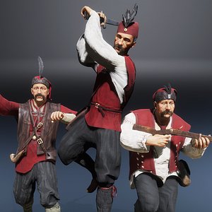 Medieval European Pirate Warriors