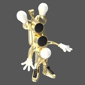 3D Cartoon Bulb Holder v1 Pendant