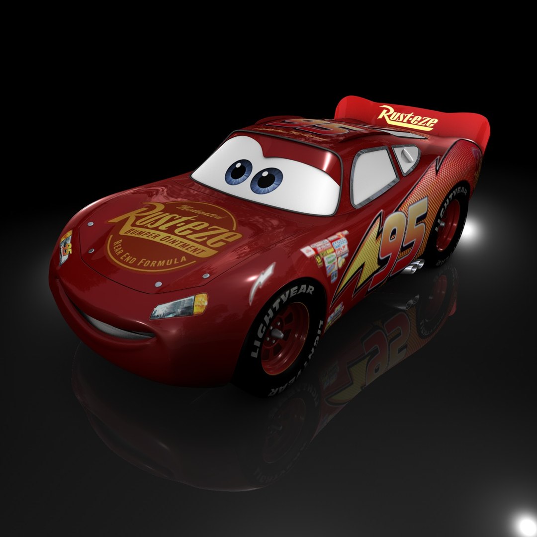 Cinema4d Lightning Mcqueen