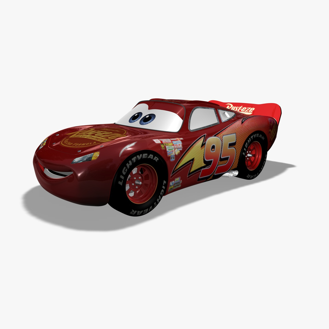 Cinema4d Lightning Mcqueen