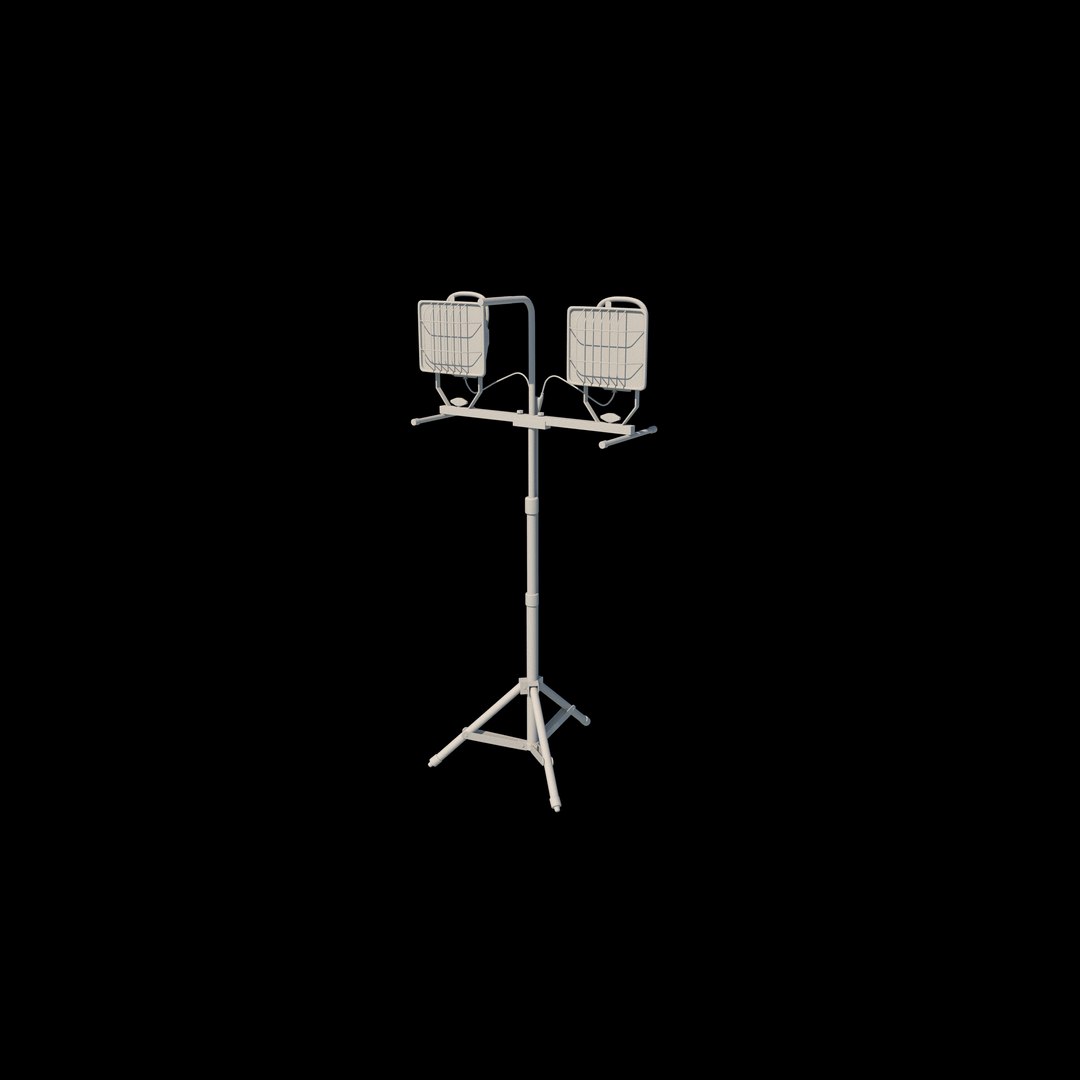Halogen Work Lights 3D Model Model - TurboSquid 2332199