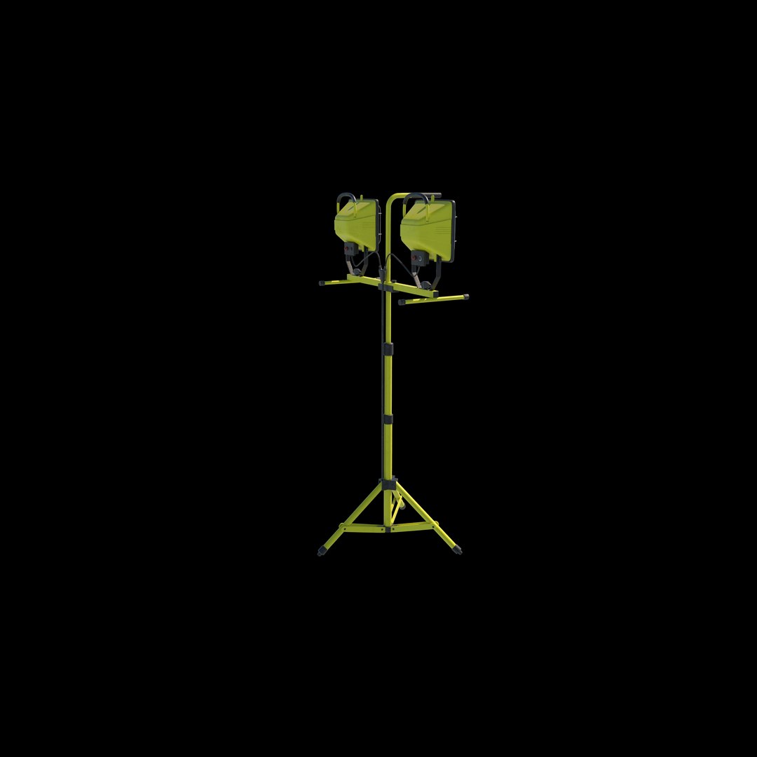 Halogen Work Lights 3D Model Model - TurboSquid 2332199