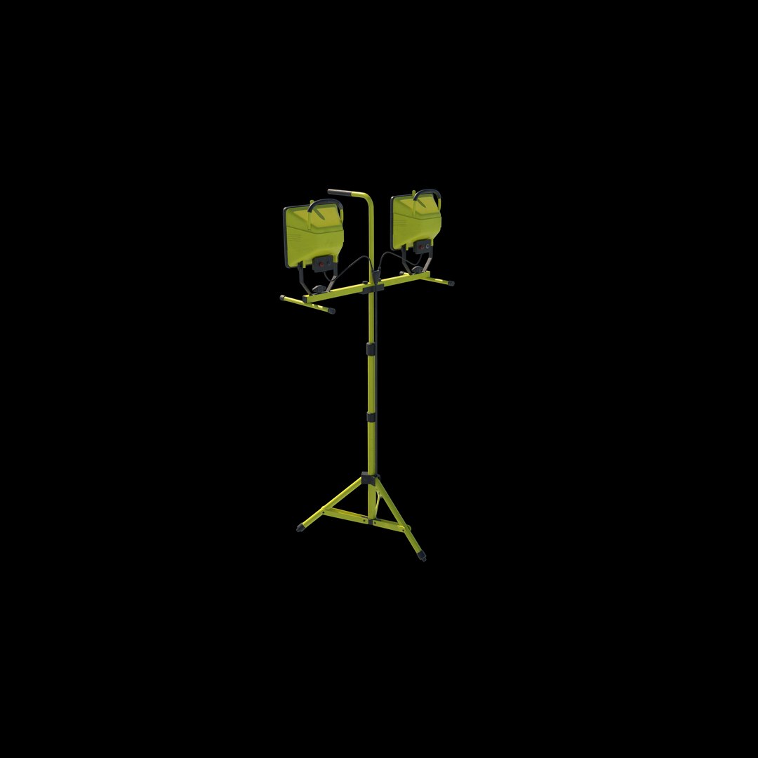 Halogen Work Lights 3D Model Model - TurboSquid 2332199