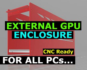 3D gpu enclosure model