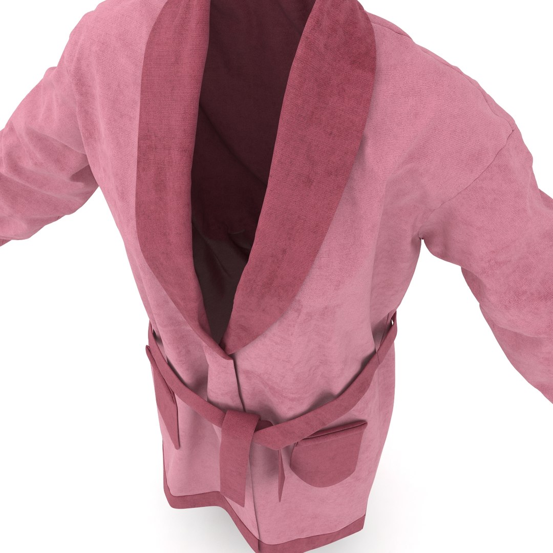 Women S Bathrobe 3D Model TurboSquid 1448384