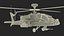 Attack Helicopter AH-64D Apache
