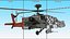 Attack Helicopter AH-64D Apache
