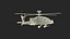 Attack Helicopter AH-64D Apache