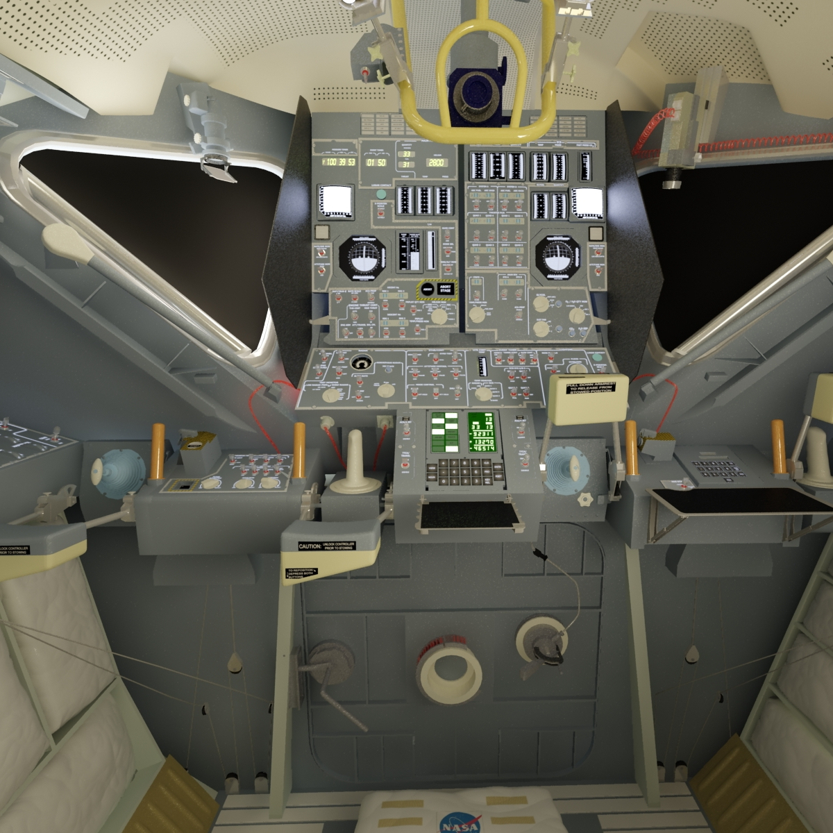 max lunar module interior