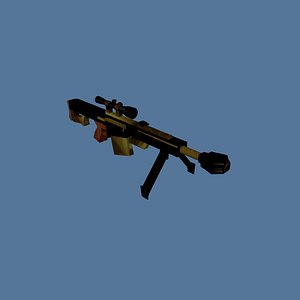 50 caliber 3d model