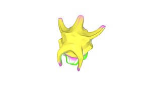 3D horns monster 3d model model