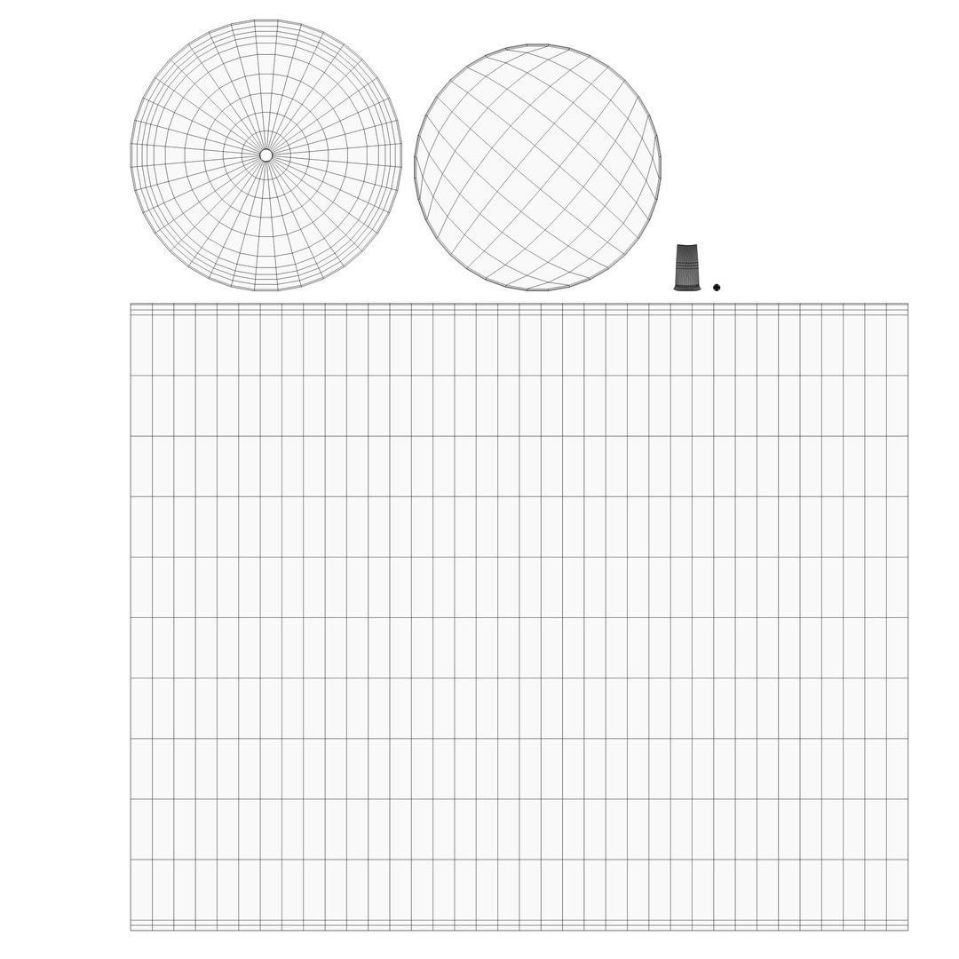 3D Red Candles Model TurboSquid 1347478