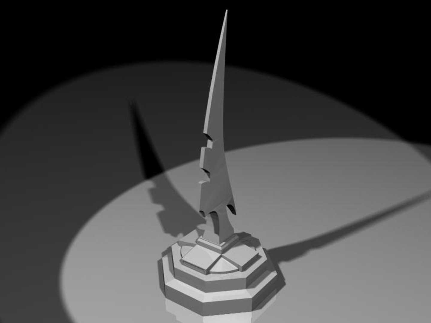 3d Modern Sculpture Model