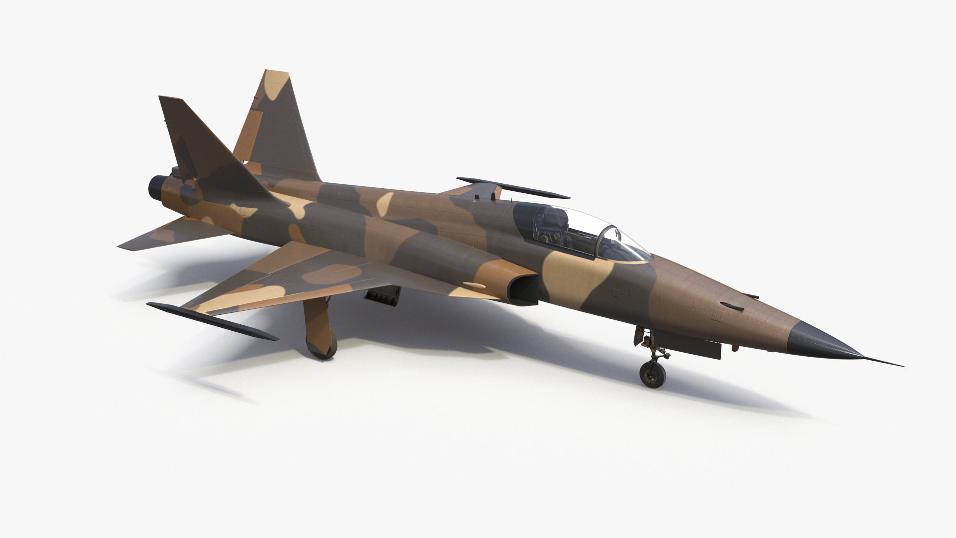 3D Camouflaged Military Fighter Jet Without Rockets Model - TurboSquid ...